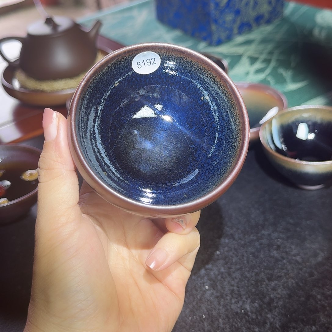 茶盏8192 秋罗柴烧手工主人杯福利盏无礼盒