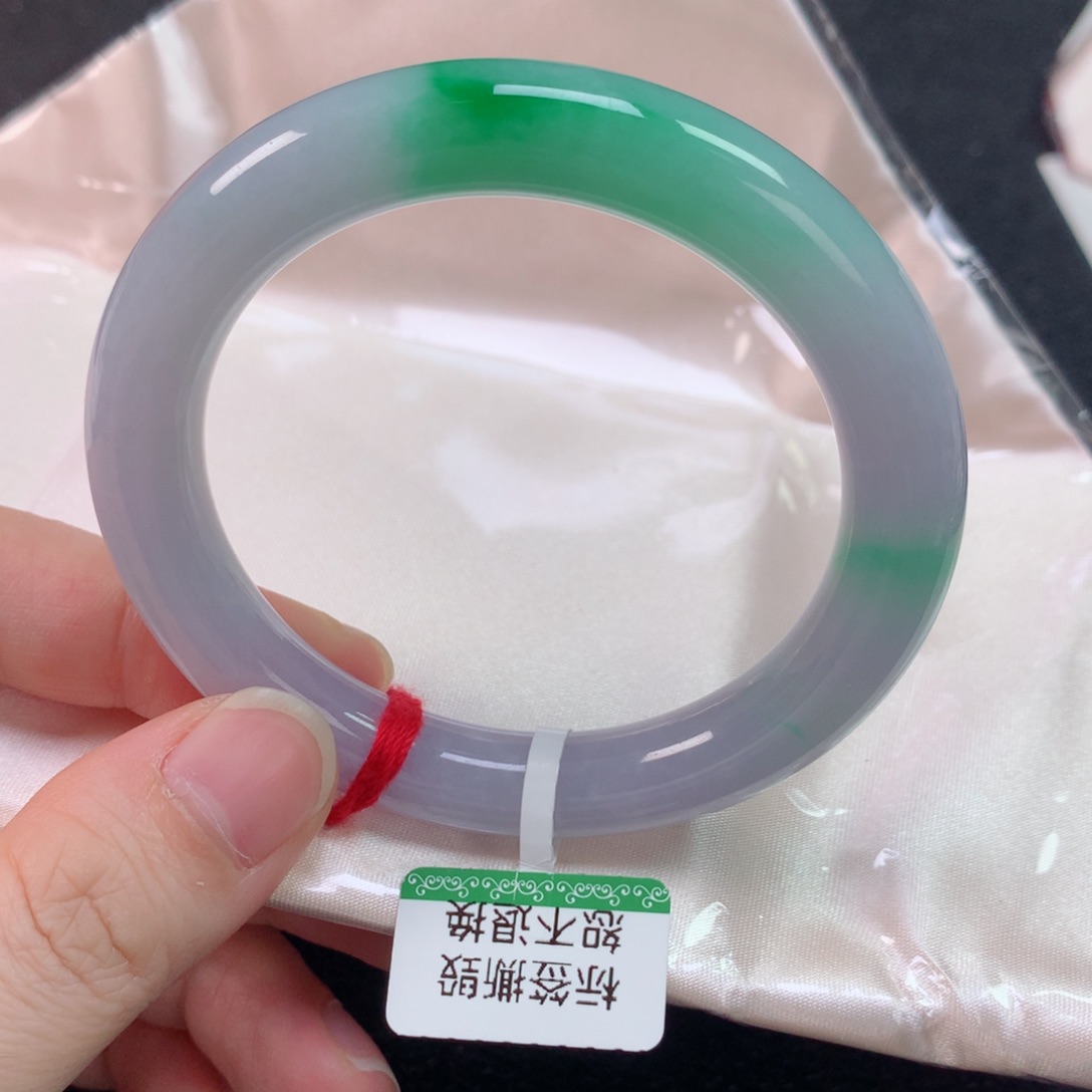 未镶嵌手镯翡翠缅甸天然翡翠手镯54