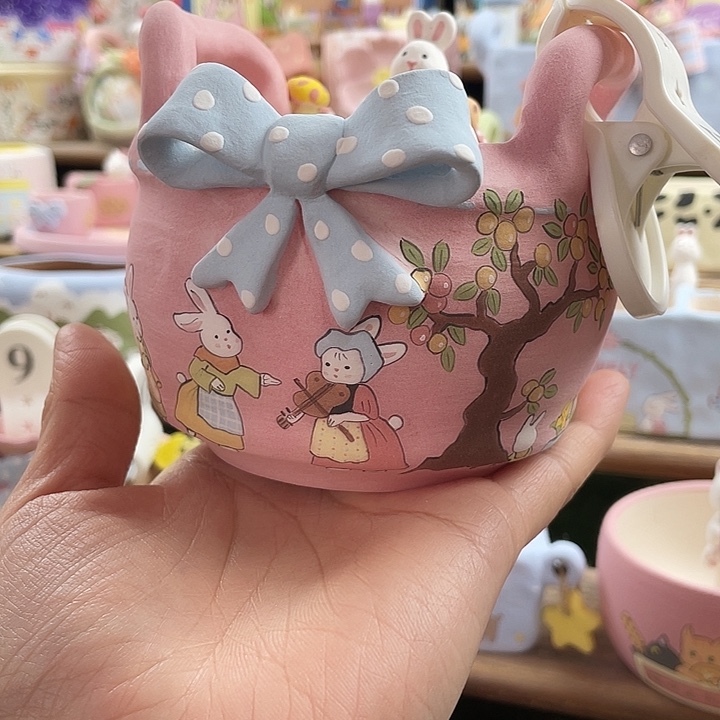 11….手工手绘花盆