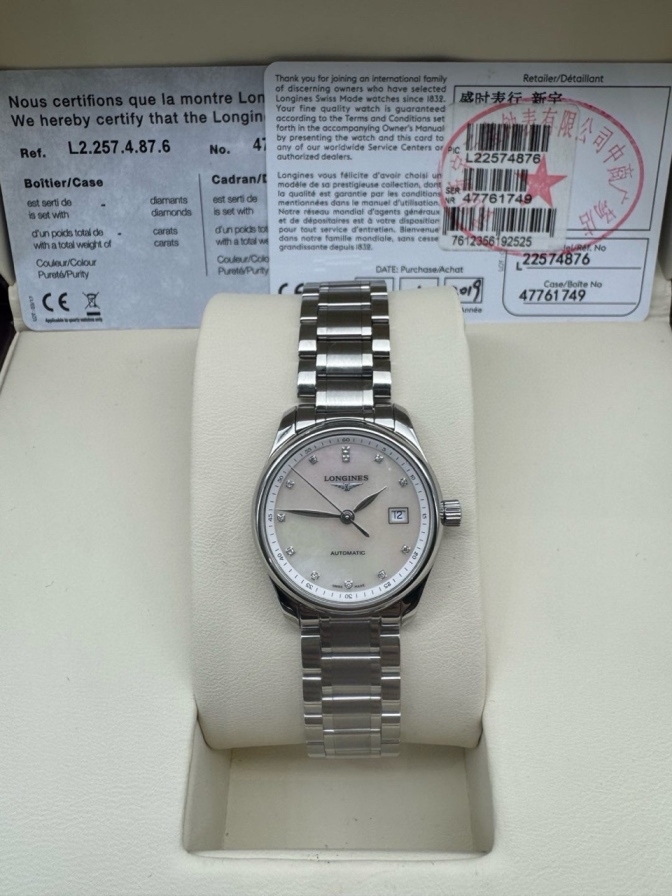 99新 Longines/浪琴 浪琴名匠  19年全套 