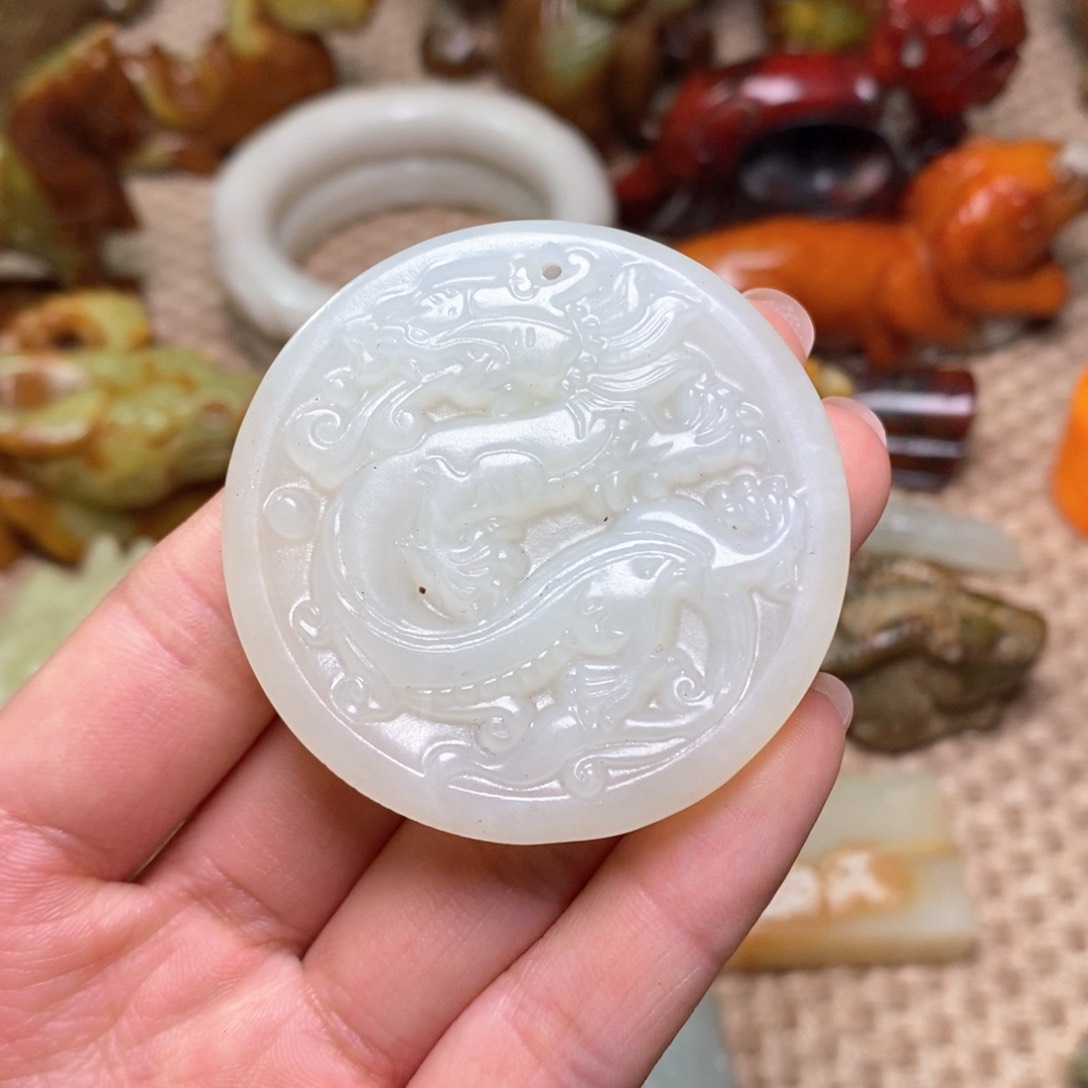 白玉菩提吊坠白玉菩提白玉菩提摆件