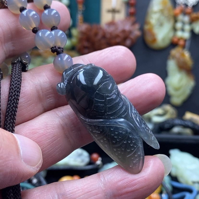 【闪购商品】蛇纹石玉吊坠未镶嵌