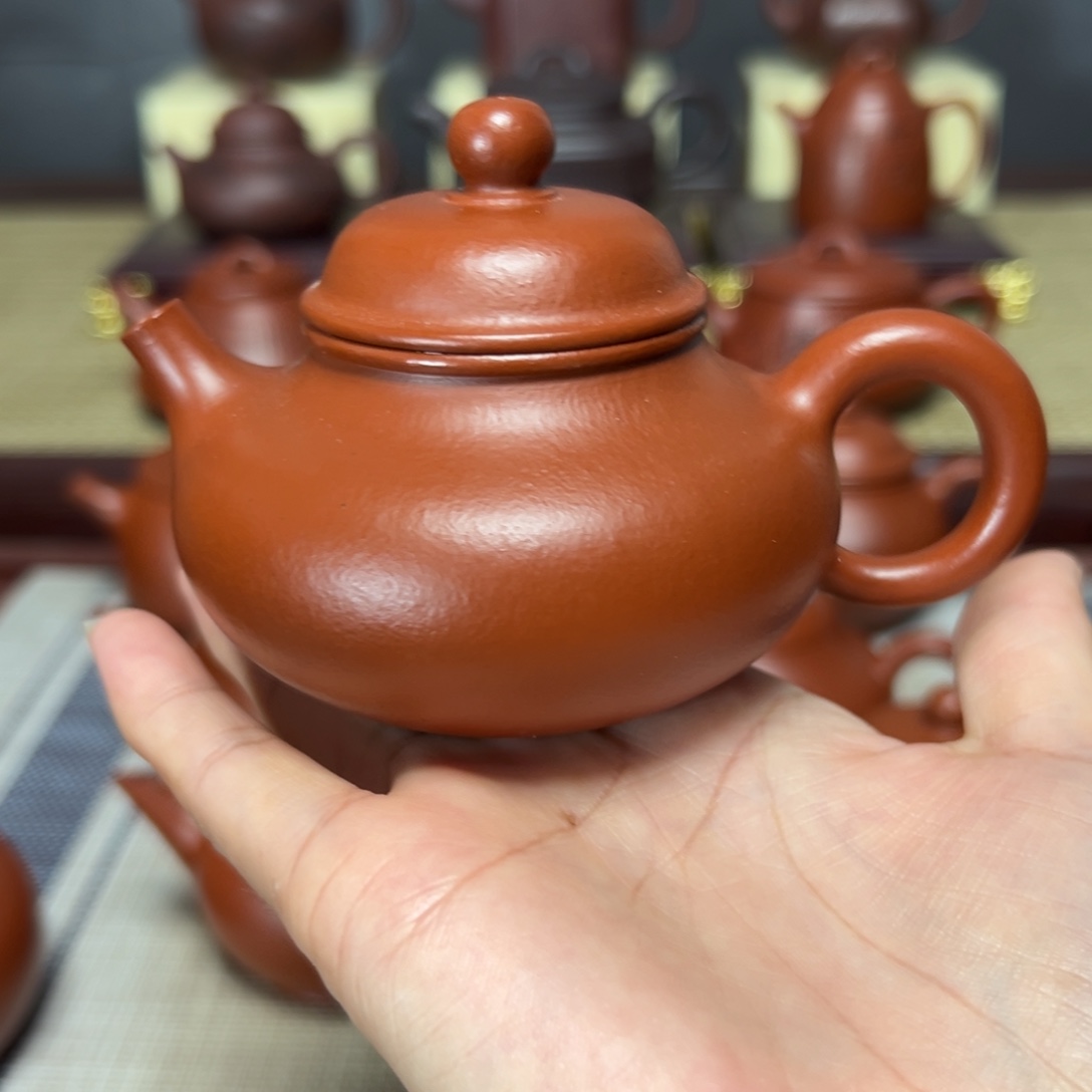 青***岚茶壶紫砂140cc容天