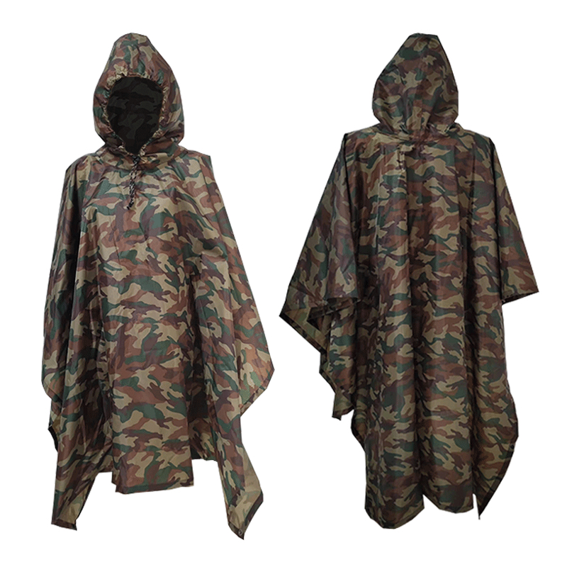 三合一雨衣防雨防水登山徒步长款多用雨披骑行旅游便携背包雨衣