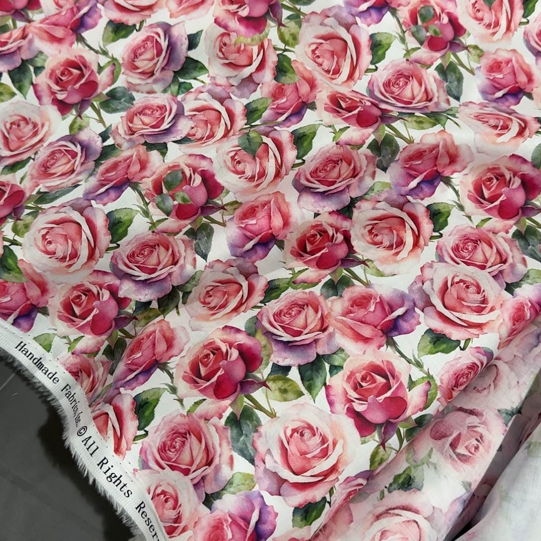 一米价纯棉80支贡缎1.5米宽果子布艺地卷