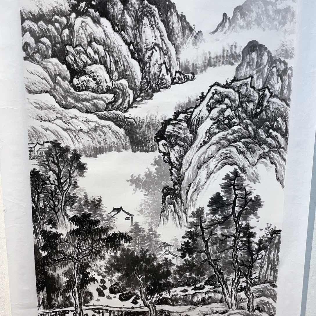 国画把门放了下午两点左右