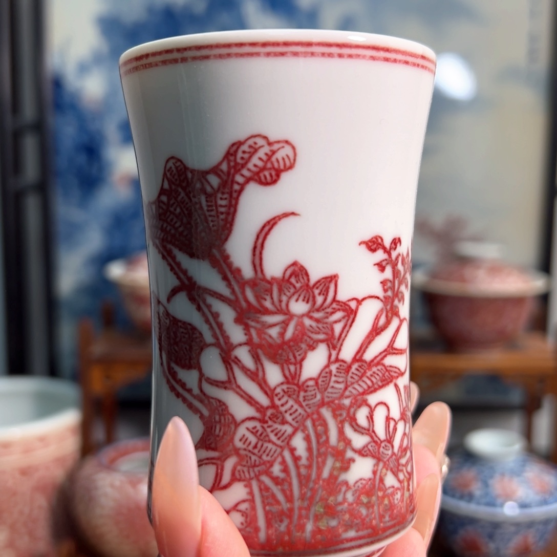 摆件毛仔柴窑单杯