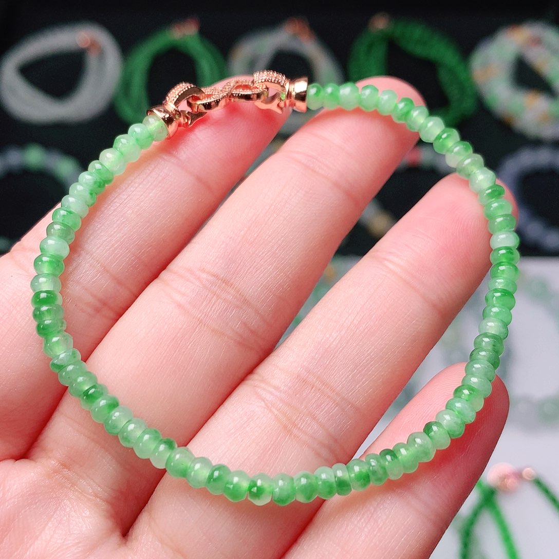 未镶嵌手链翡翠翡翠