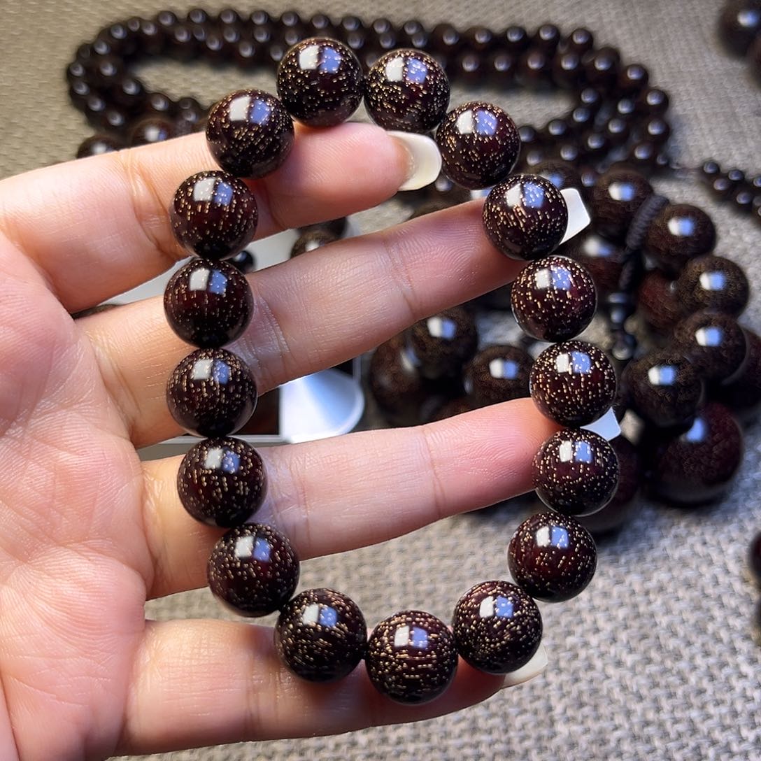 檀香紫檀（小叶紫檀）1.2 17颗爆星