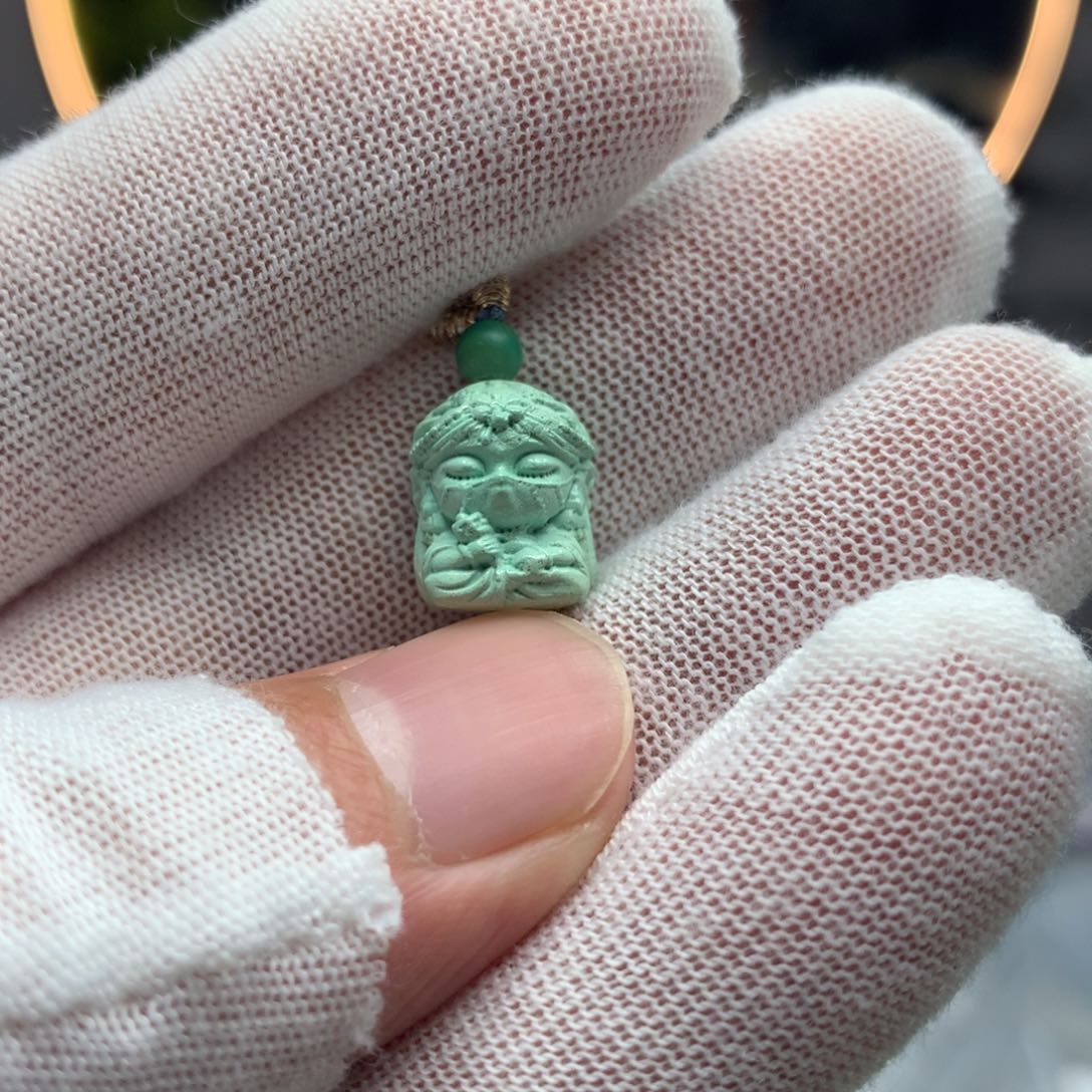 绿松石挂件未镶嵌