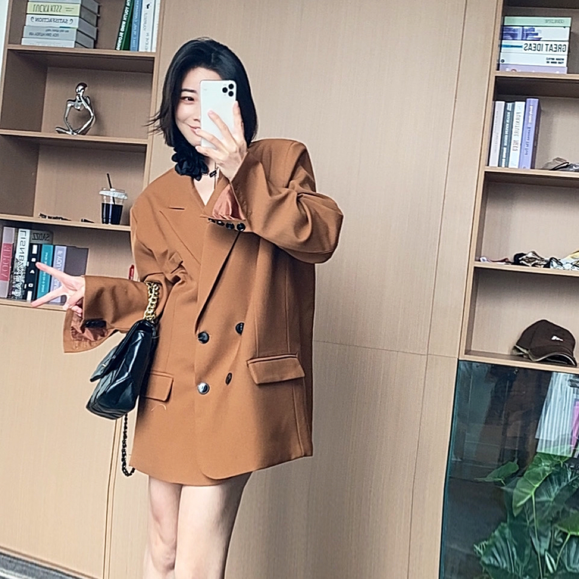 【权力美学】高品质气质轻奢双排扣时尚高级感春秋新款西装外套
