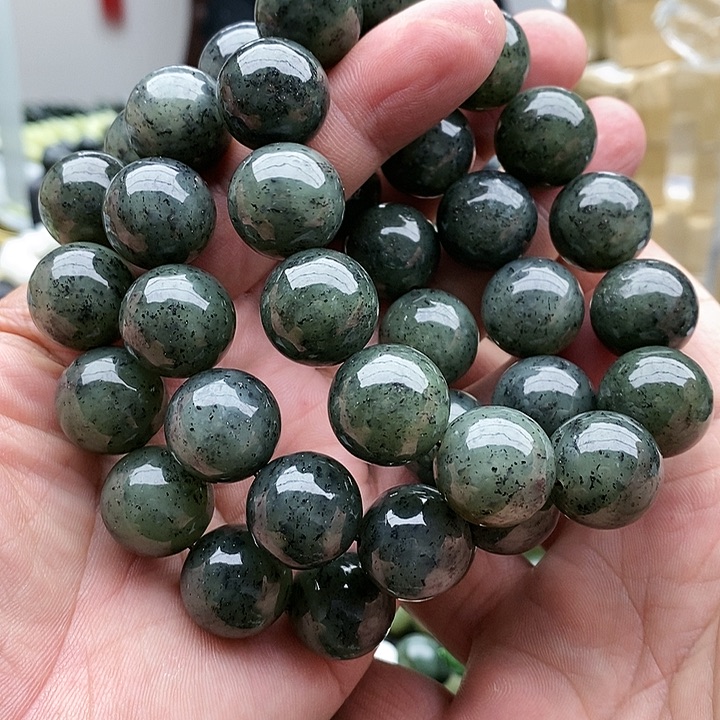 【闪购商品】未镶嵌手链和田玉18青花拍一发一