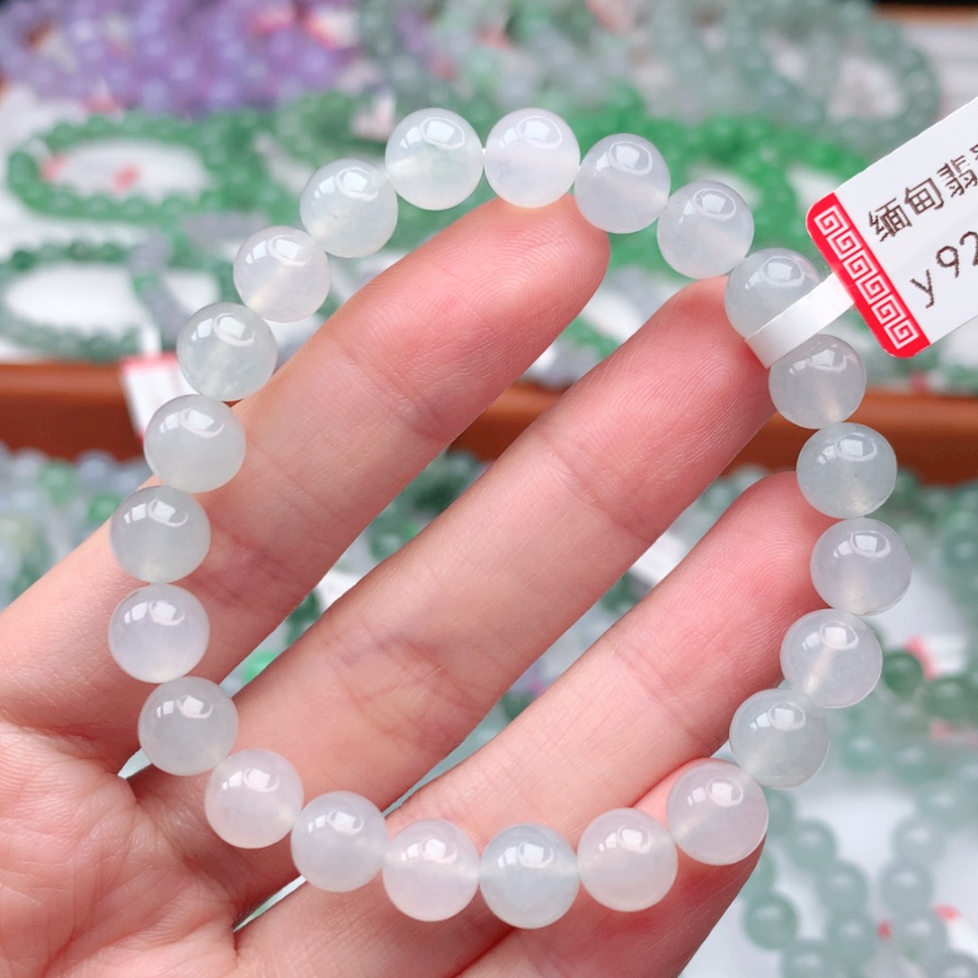 翡翠手链未镶嵌翡翠7.8mm