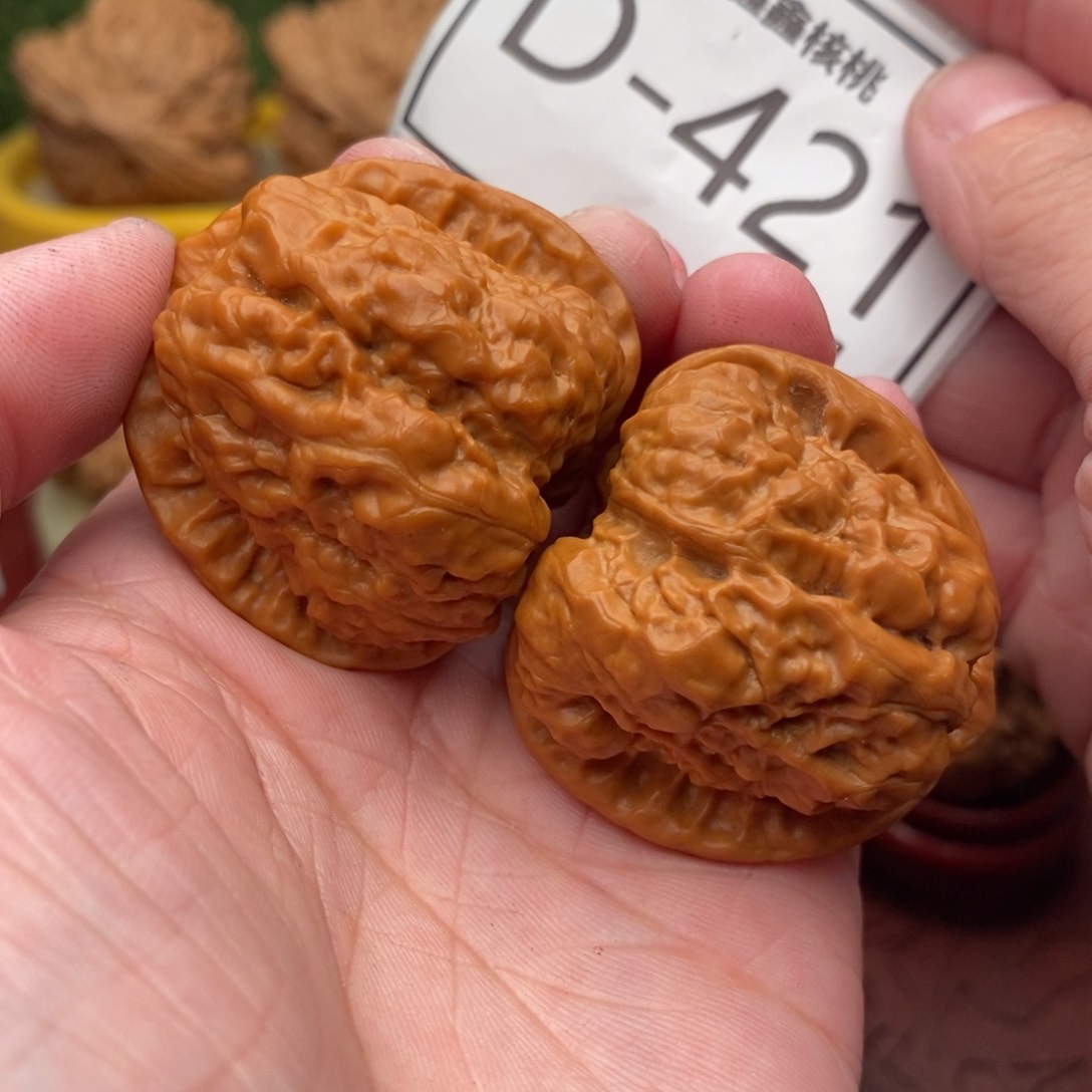 文玩核桃把件开背蛙39