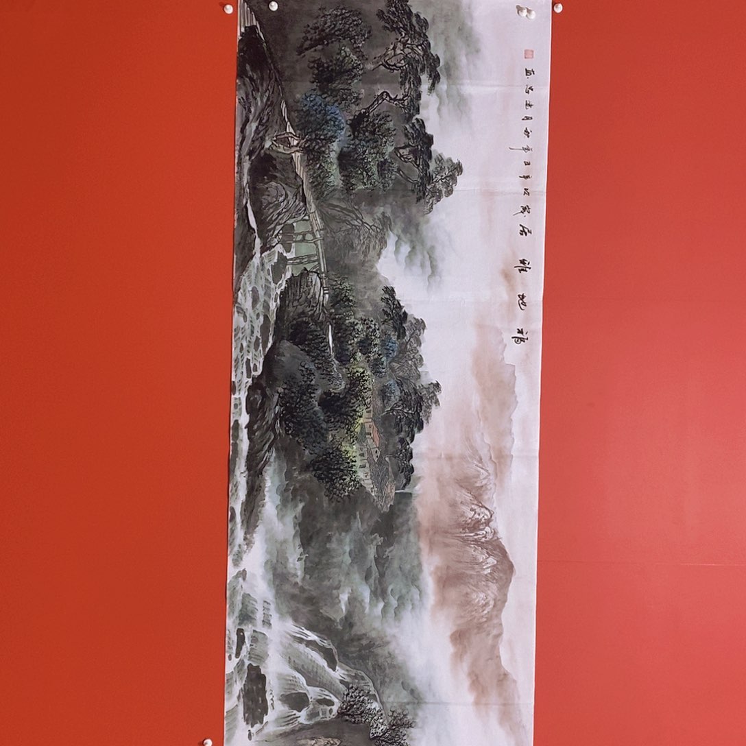 国画山水花鸟国画作品