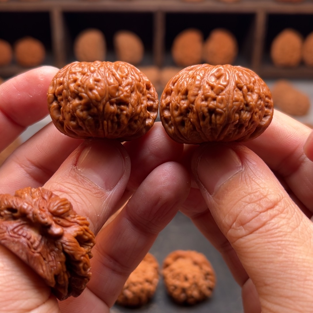 文玩核桃把件36正磨