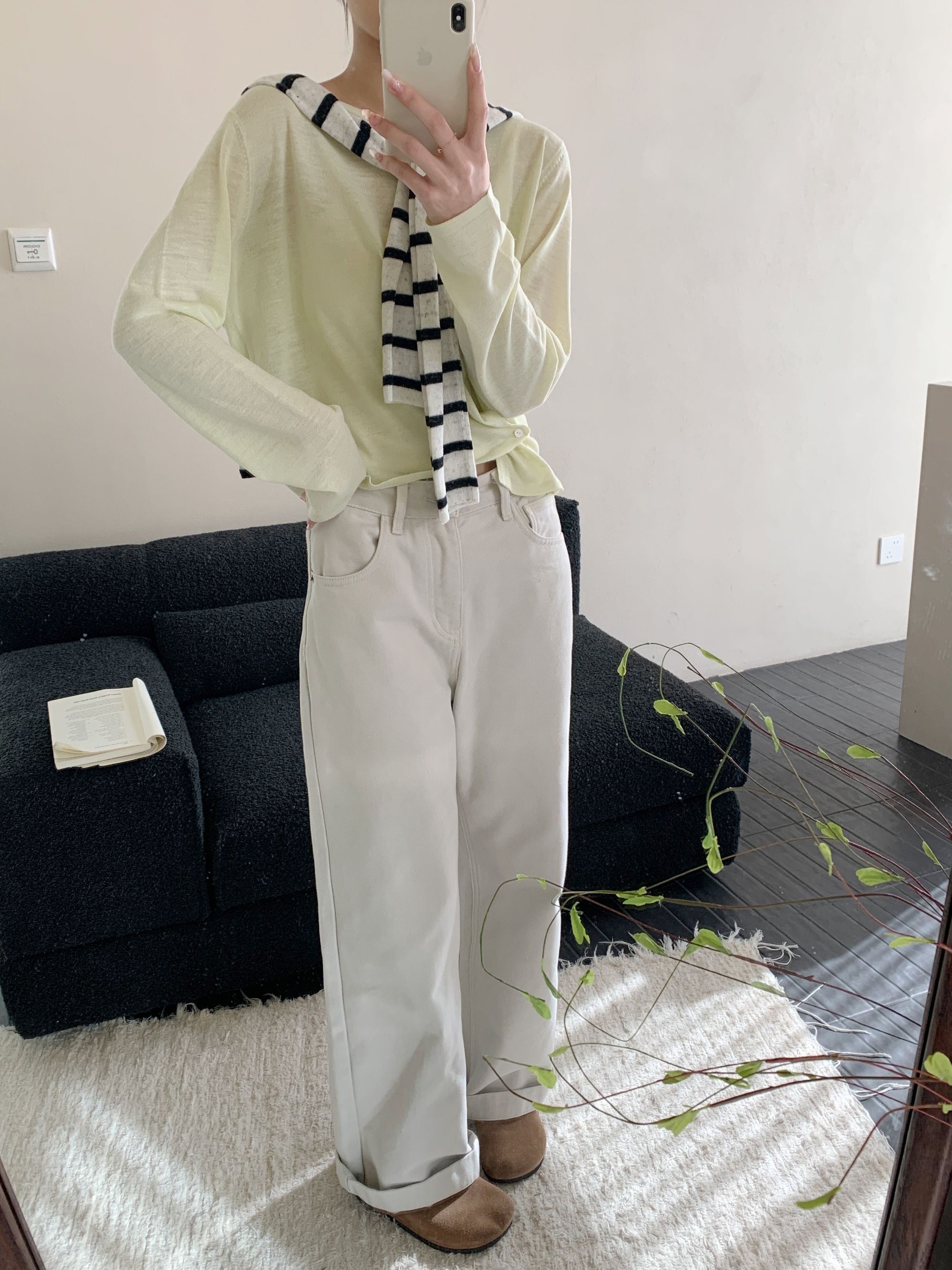 【潘潘.678858】2025年春季新款幻彩亚麻针织衫（25.01.10福利）