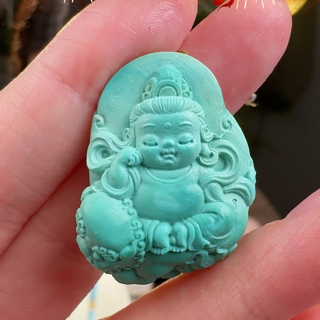 绿松石珠宝奇石未镶嵌