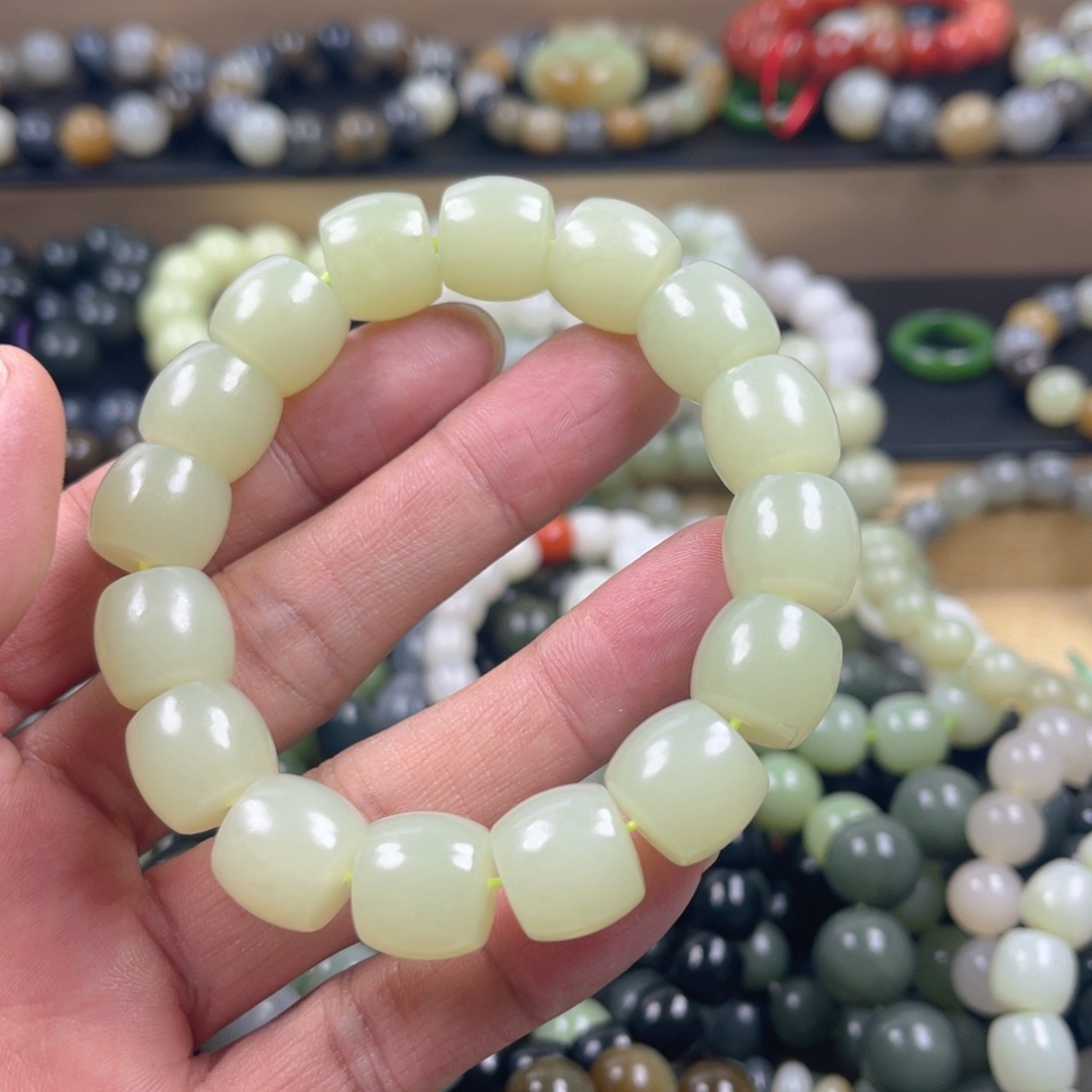 和田玉手串未镶嵌永*