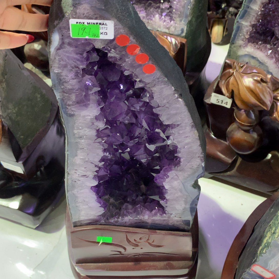 水晶摆件婷未镶嵌