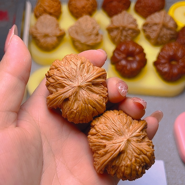 把件桃核月*磨盘