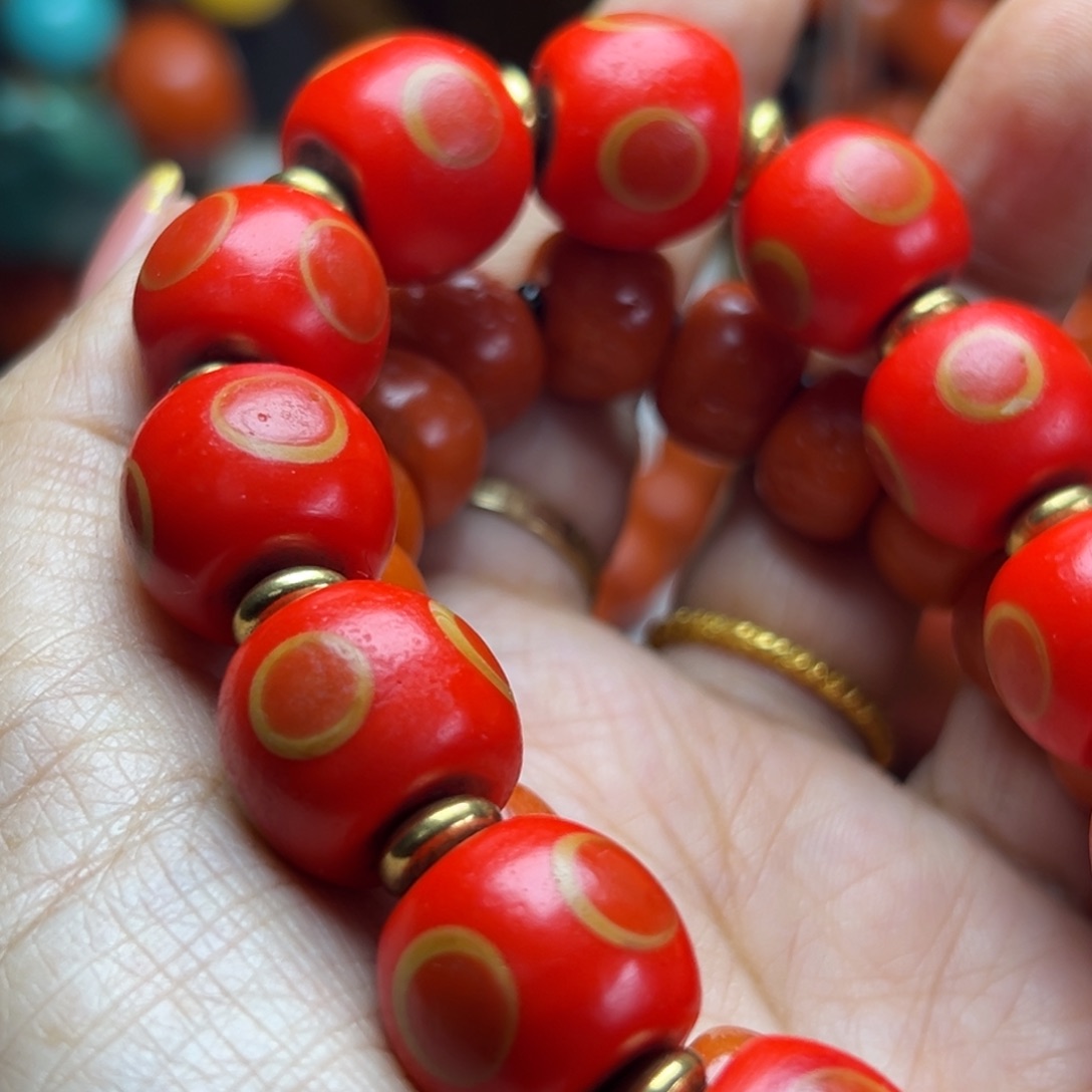 今***天琉璃颈饰大漂亮一条