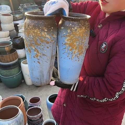 口13高31瑕疵盆子。