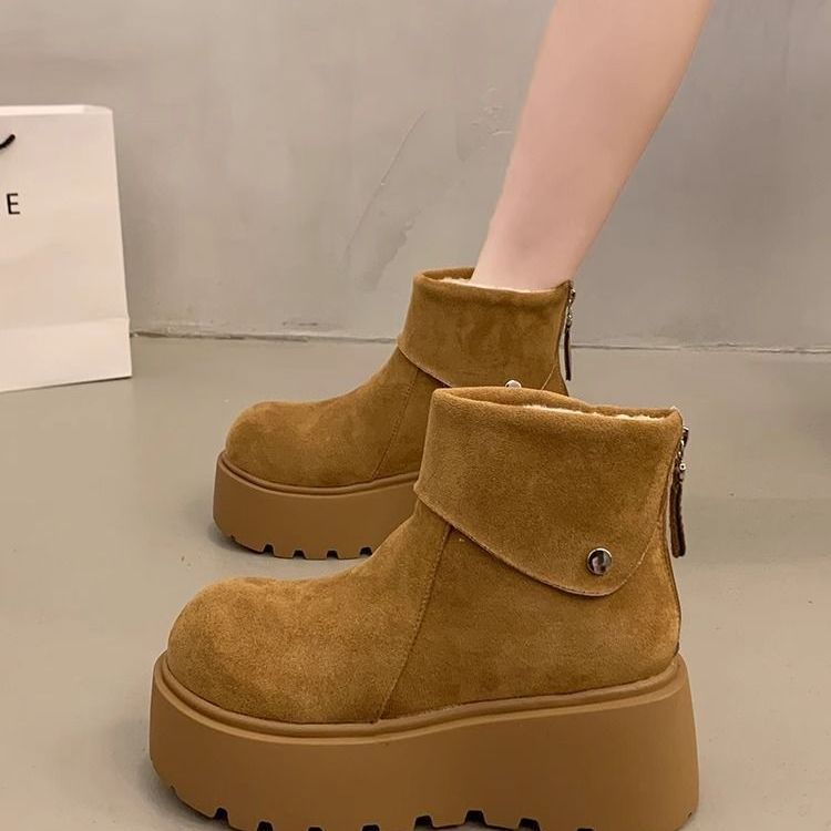 【品牌力荐】现货/7cm！勃肯雪地靴！时尚保暖