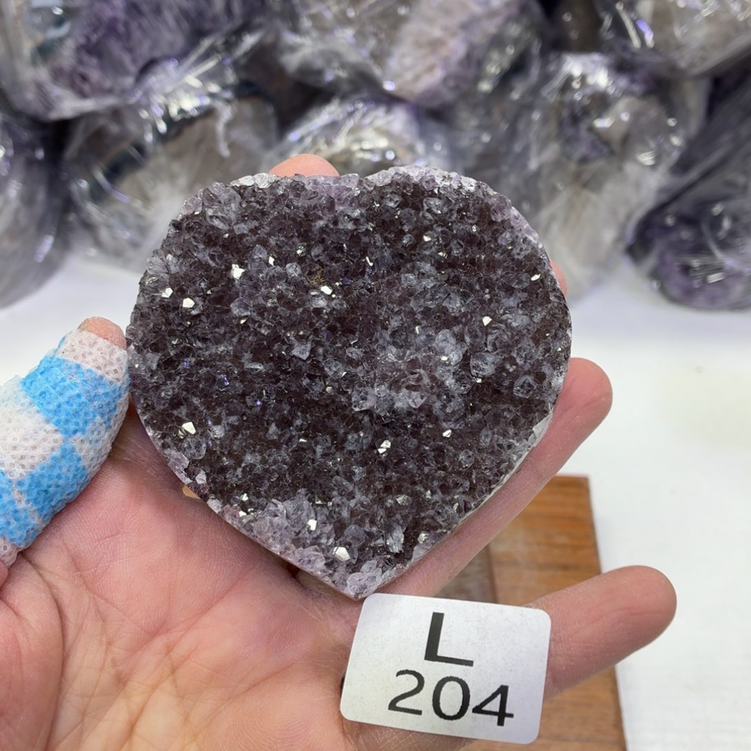 水晶摆件未镶嵌天然紫水晶