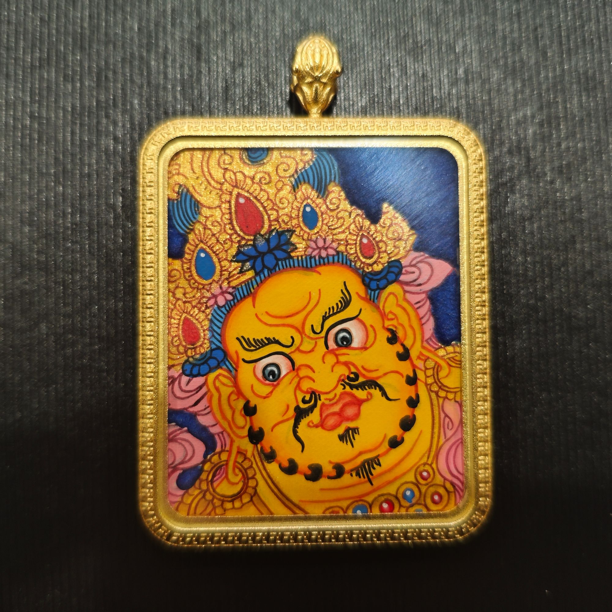 同道精选 黄财神唐卡