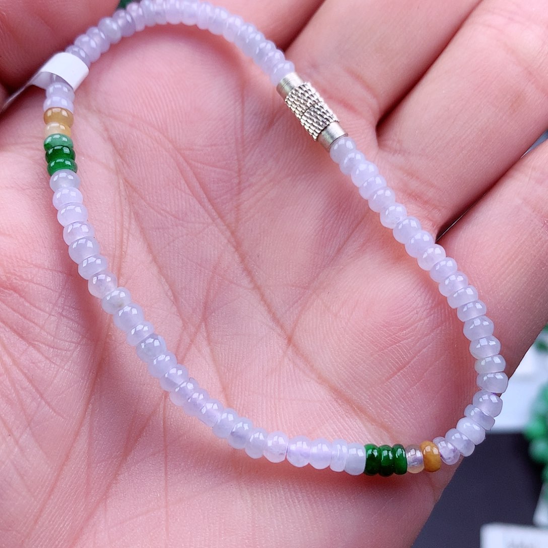 未镶嵌手链翡翠手串