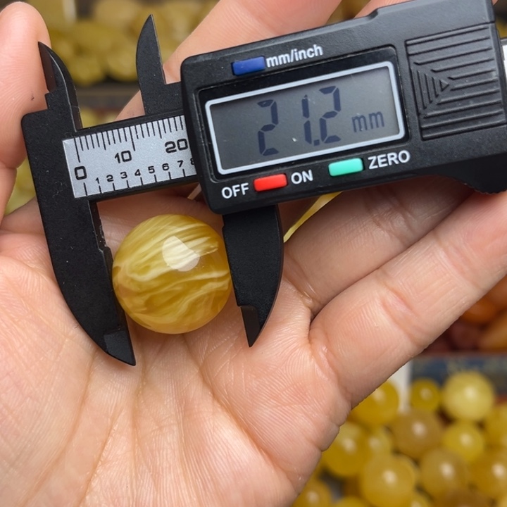 蜜蜡未镶嵌珠宝奇石天然蜜蜡散珠微瑕一粒200