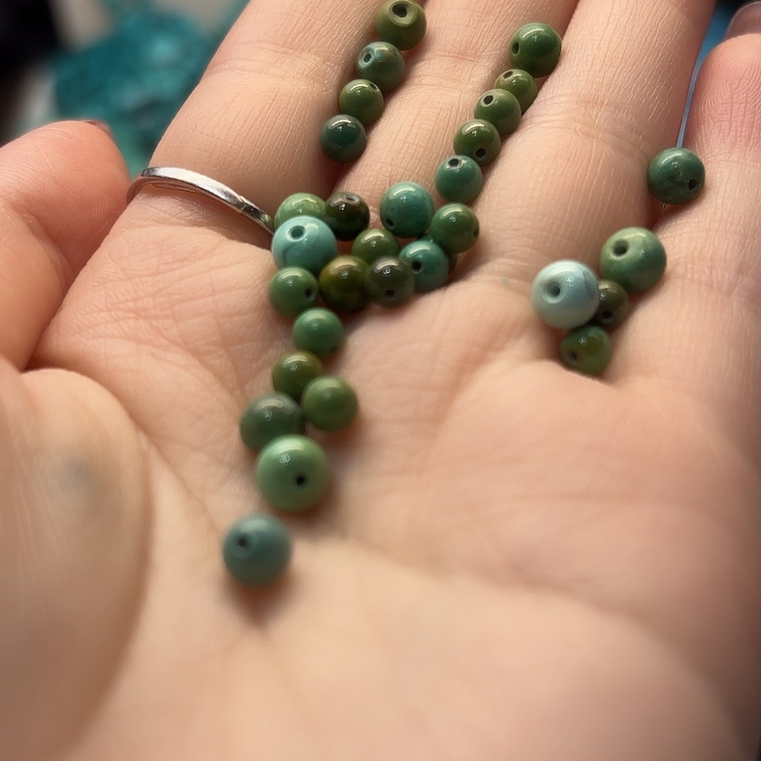 绿松石未镶嵌绿松石老型