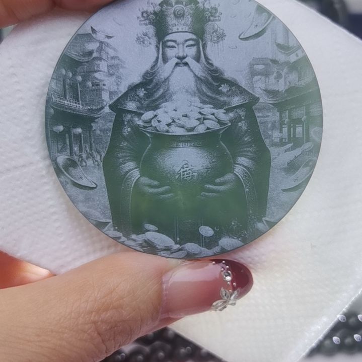 翡翠颈饰未镶嵌天然的A货翡翠多样性发货