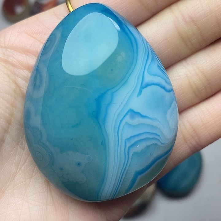 M***莹玛瑙/玉髓未镶嵌吊坠(不含链)