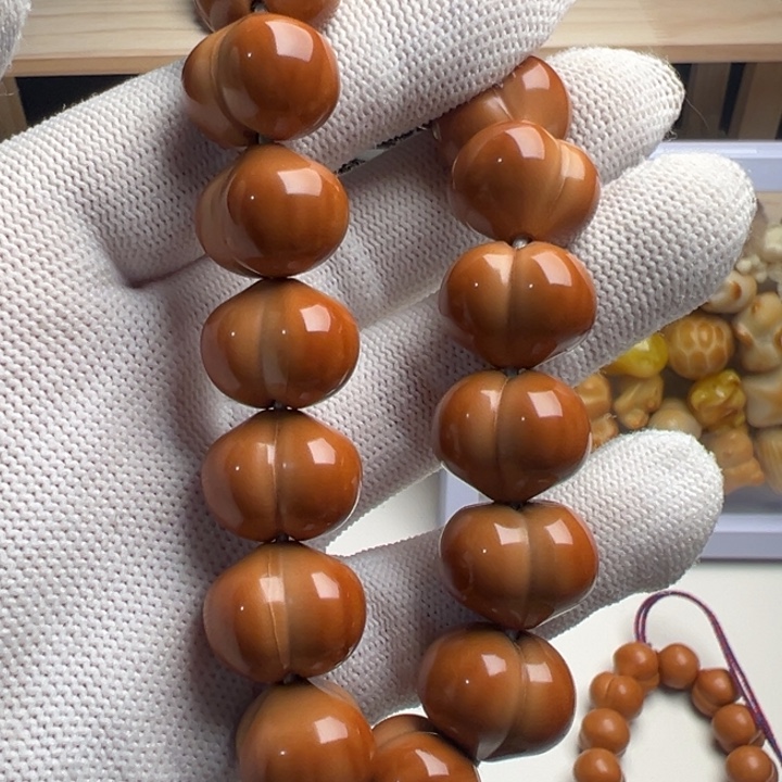 我***吧猴头核桃手串猴头