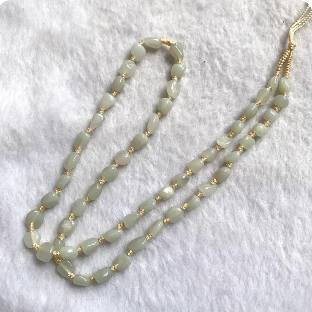 {新粉专属 限购一单}和田玉珠链毛衣链时尚百搭