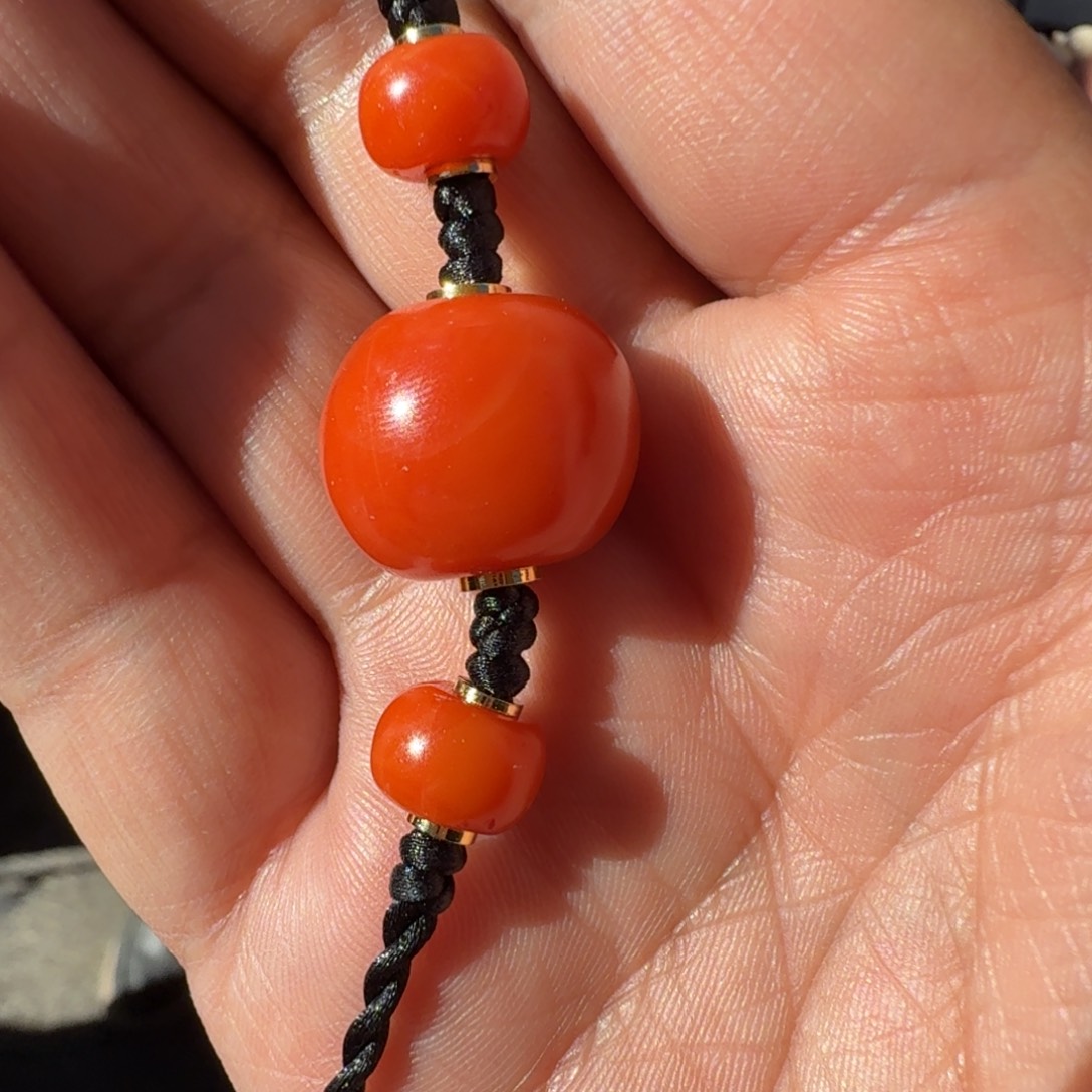 南红玛瑙未镶嵌颈饰