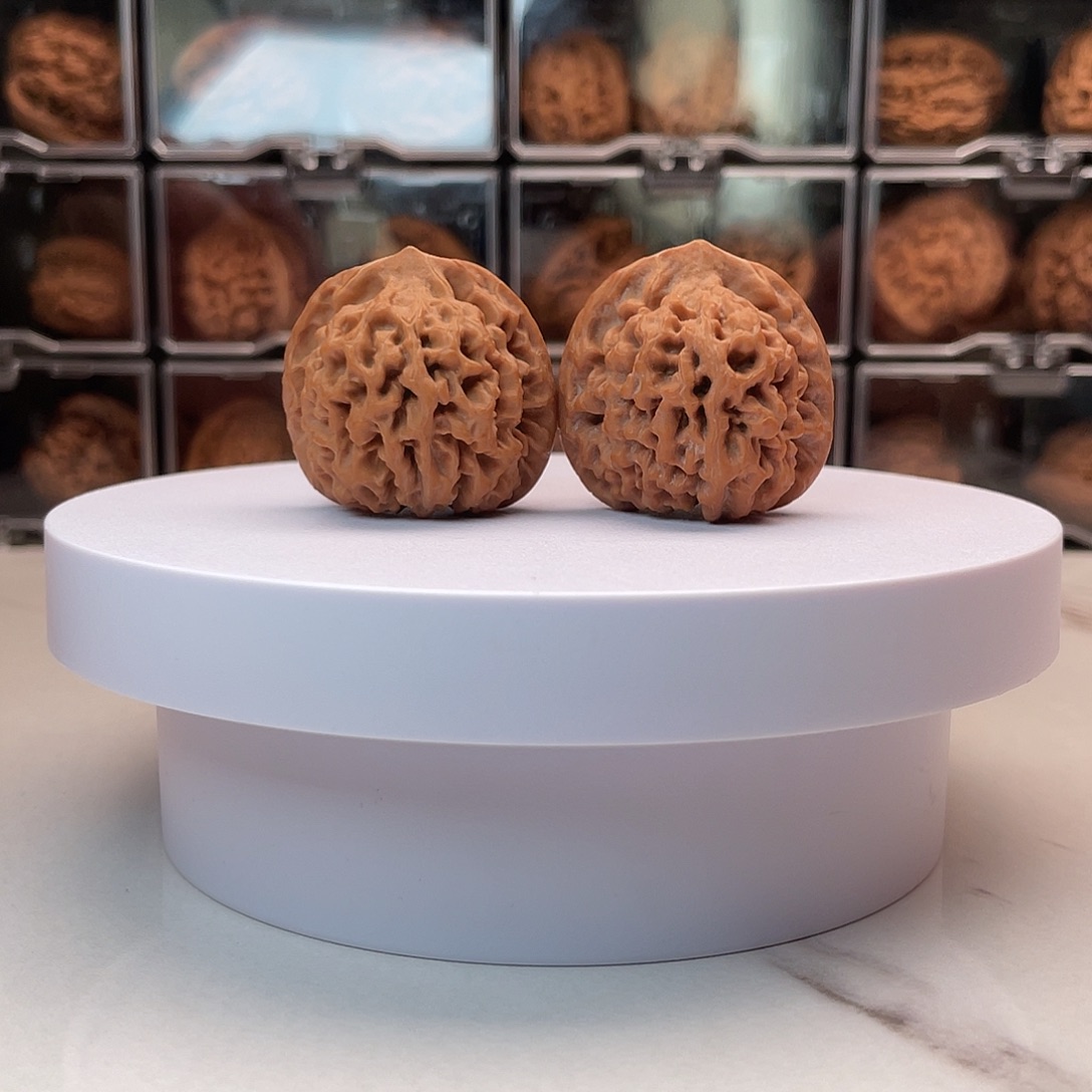 吊坠文玩核桃35x34x34秦闷