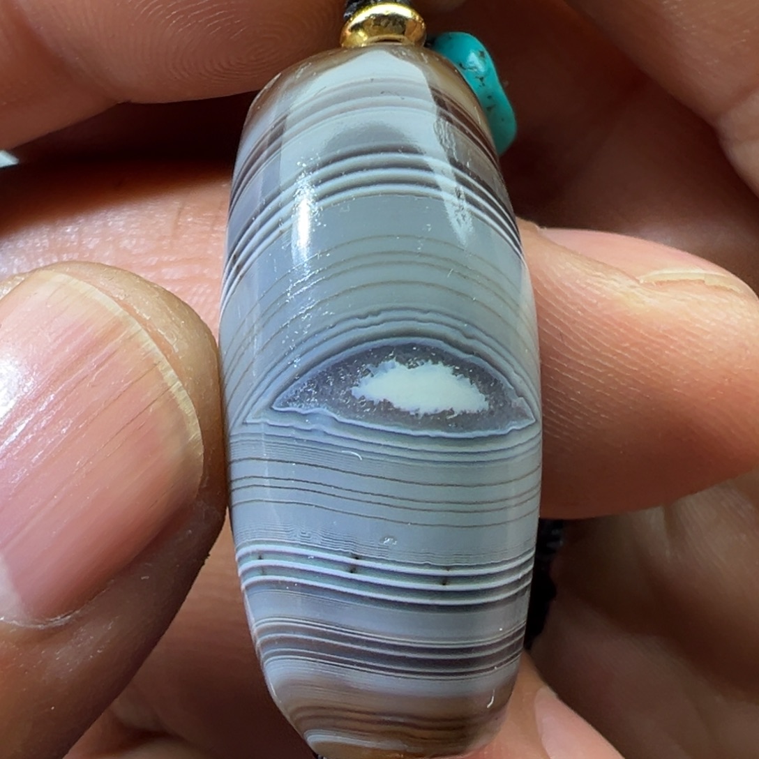 玛瑙/玉髓合金颈饰