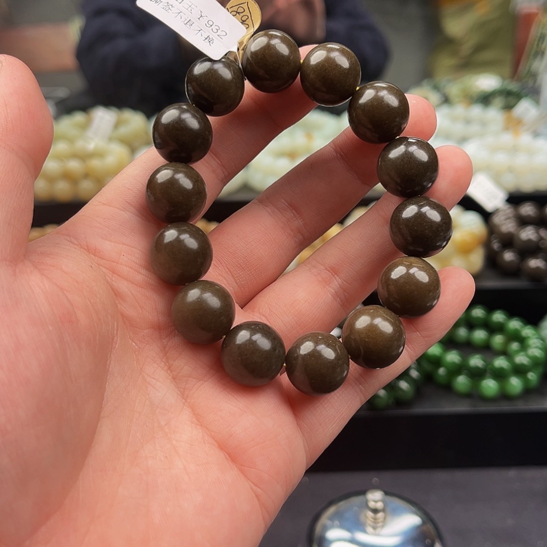 和田玉手串未镶嵌