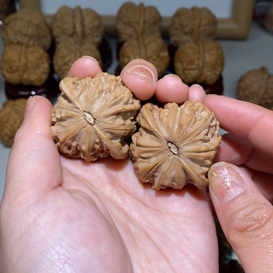 文玩核桃把件40尺磨盘