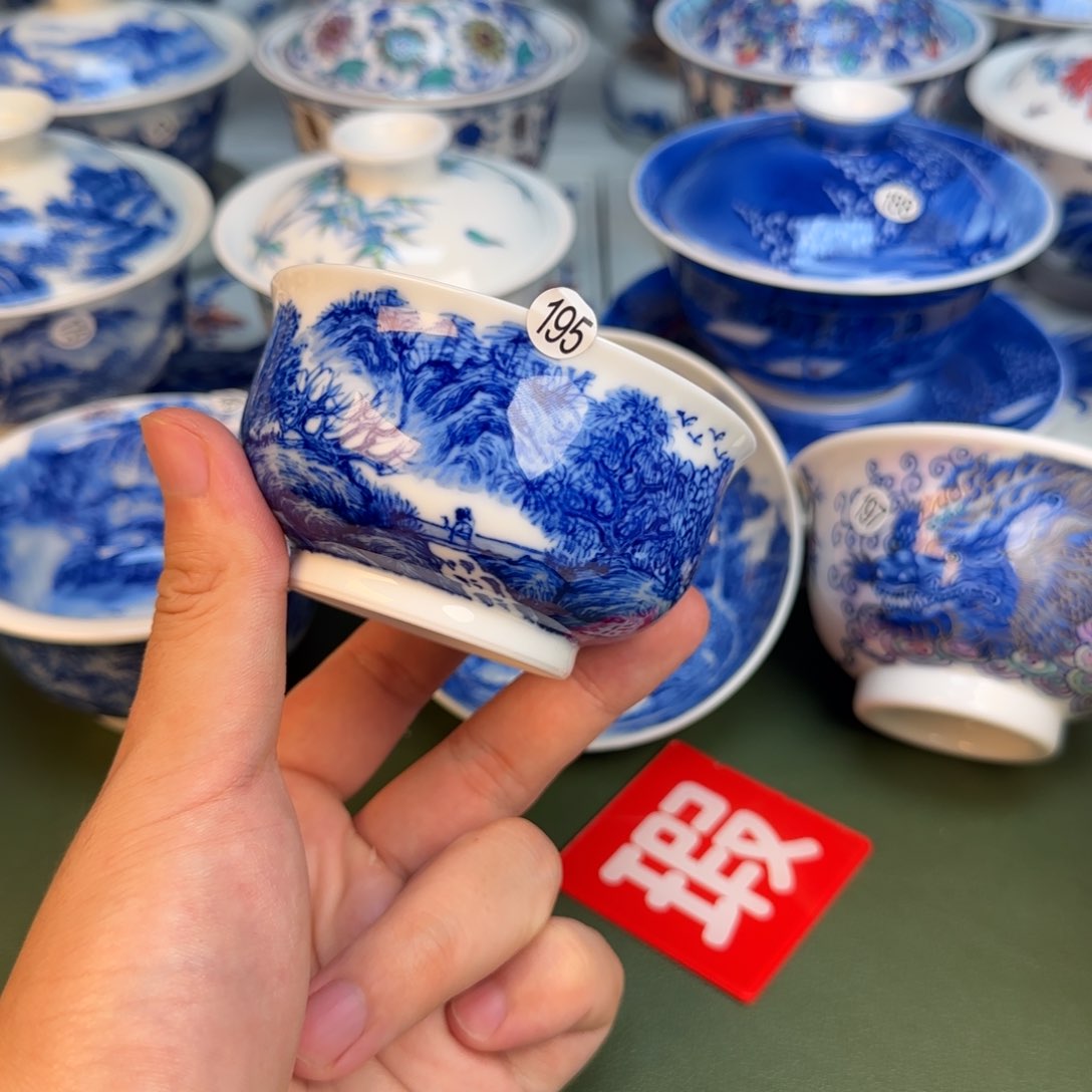 彦祖纯手工手绘茶具195