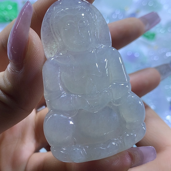翡翠未镶嵌颈饰天然翡翠A货吊坠