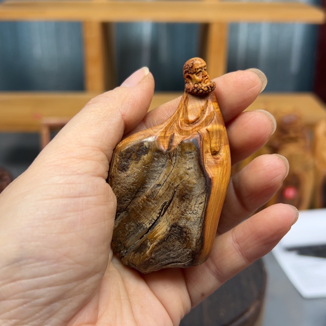 柏木崖柏木摆件手把件，86