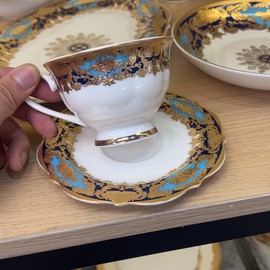 瓷片220cc杯碟一单一套孤品