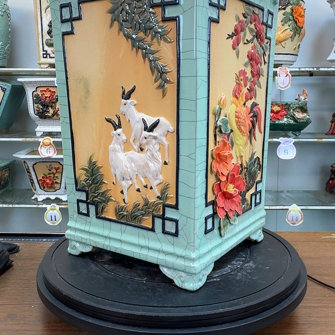 糖***活无花朵石湾盆410陶瓷