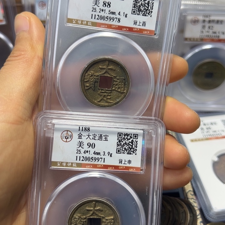 铜周周祈福大定一对福利款