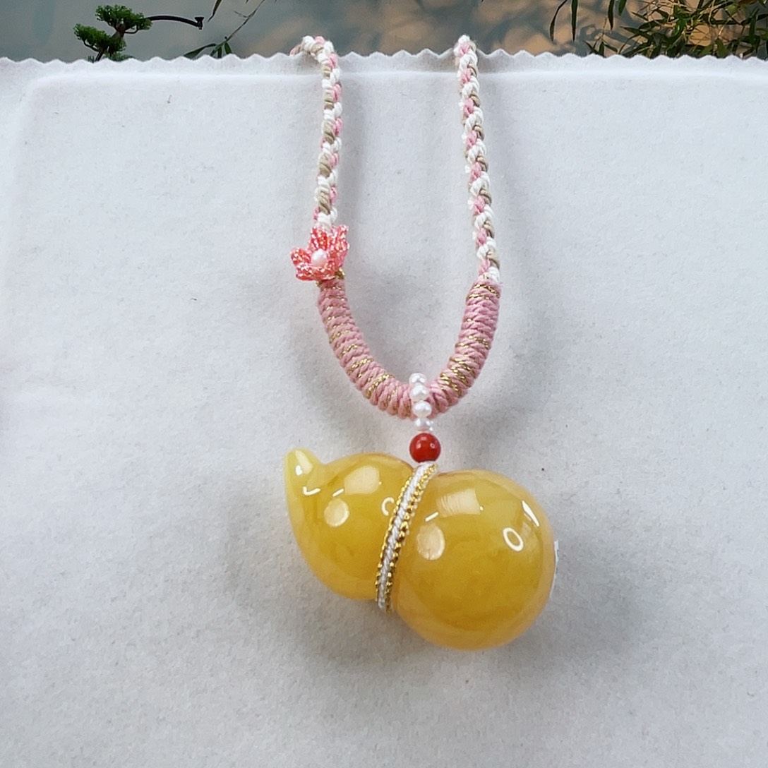 蜜蜡颈饰未镶嵌蜜蜡