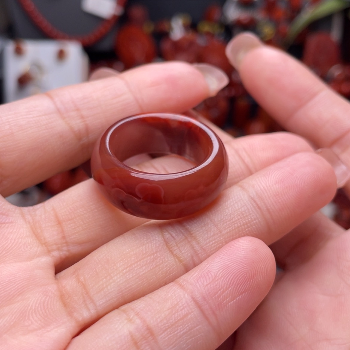 【闪购商品】南红玛瑙20➕圈口未镶嵌
